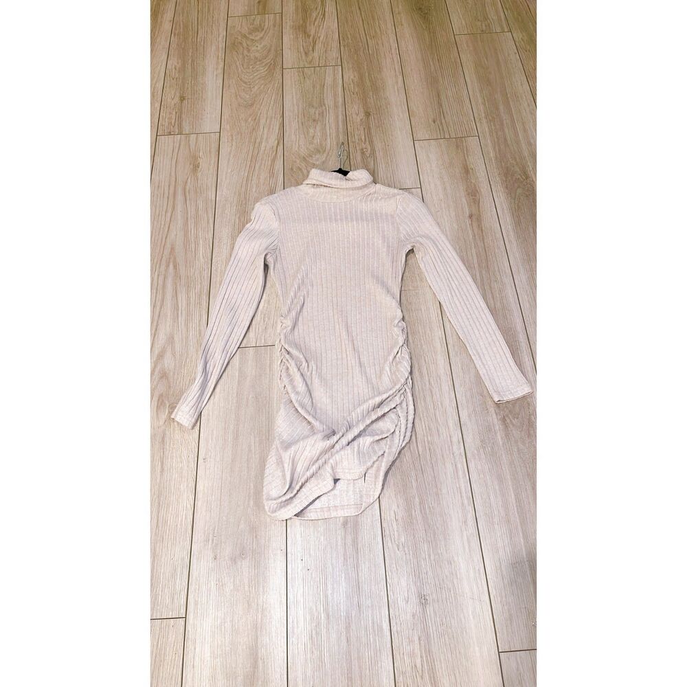 Beige Nude Turtle Dress